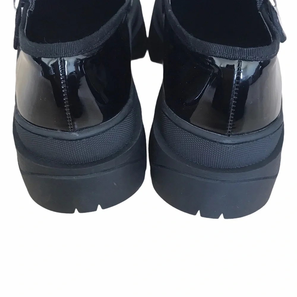 Urban Outfitters Chunky Black T Strap Mary Janes